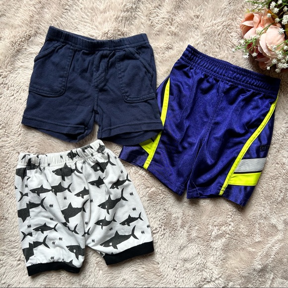 Carter's Other - Baby Boy Soft Shorts Lot Bundle (3 pairs) 9-12 months Carters